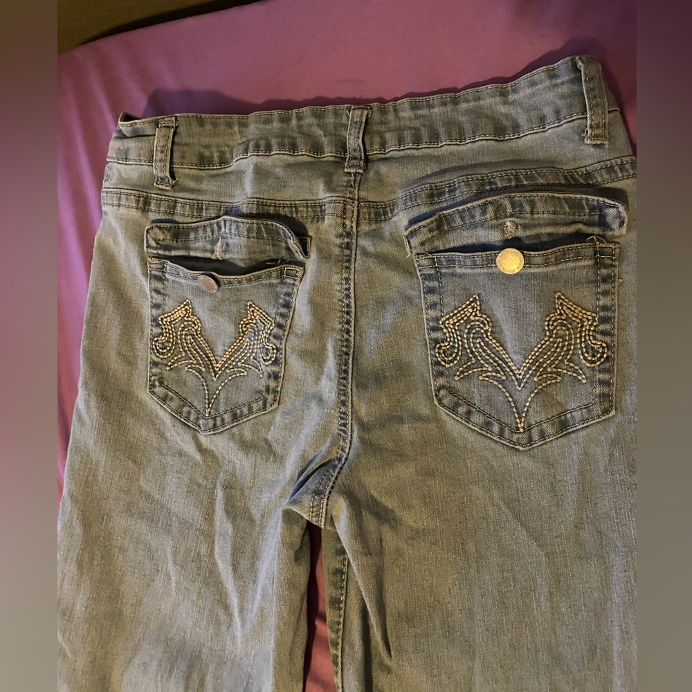 Y2K Semi-Flared Design Jean